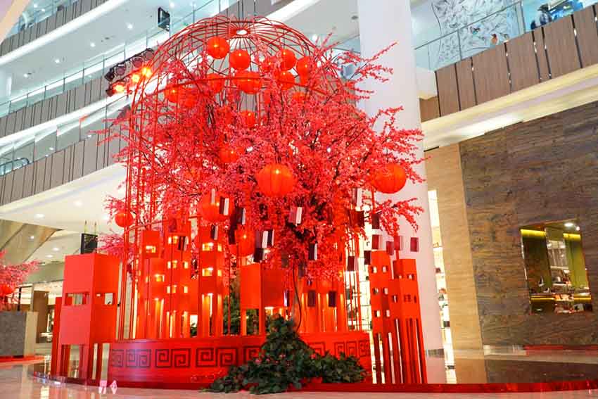 Rayakan Lunar New Year, Senayan City Hadirkan Instalasi Cantik Bertabur Lampion