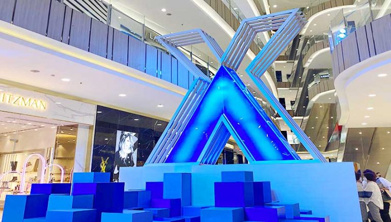 SC 15th Anniversary - XV elevation installation