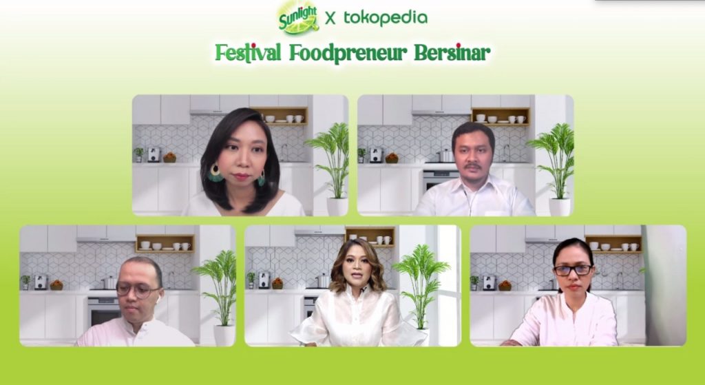 Dukung Perempuan Indonesia Jadi Pengusaha Kuliner Digital, Sunlight Bersama Tokopedia Gelar Festival Foodpreneur Bersinar
