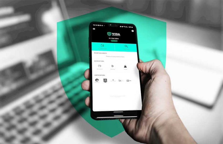 VIDA- Ilustrasi Tanda Tangan Elektronik Menggunakan VIDA