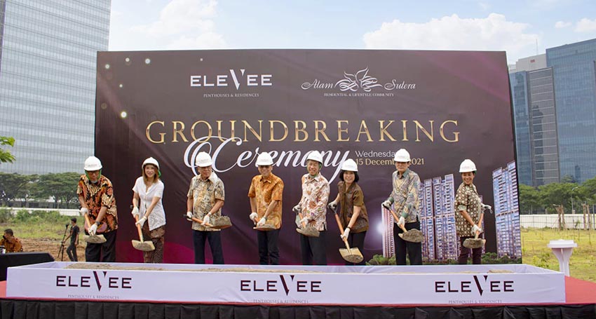 Alam Sutera Gelar Groundbreaking EleVee Penthouses & Residences