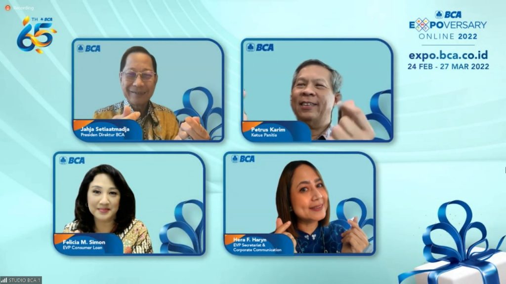 Expoversary Online 2022  Meriahkan HUT BCA ke-65