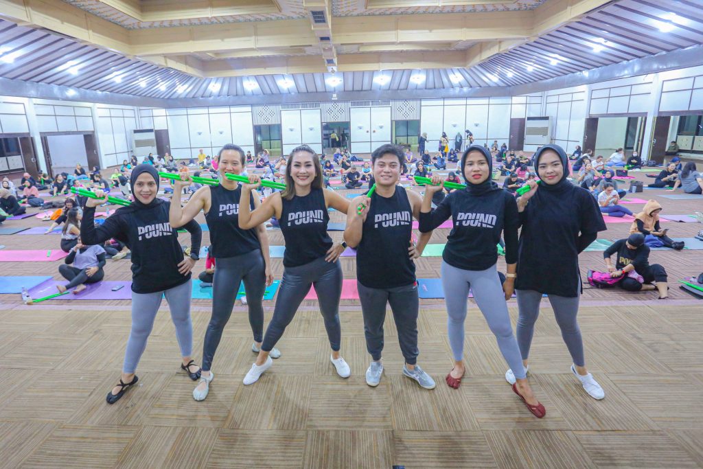 Bersama Hani and Friends, Si Ratu Toa Kampanyekan Olahraga Pound