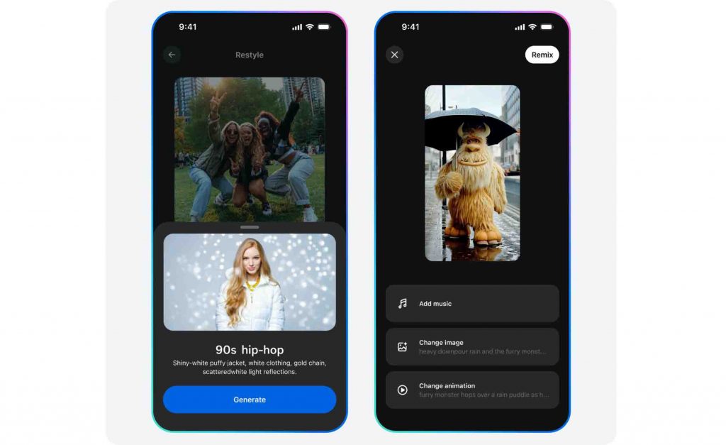 Gambar 3 - Cara Menggunakan Fitur Vibes dari Meta AI
